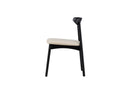 2-piece set - Chair Malte made of lacquered oak wood