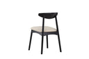 2-piece set - Chair Malte made of lacquered oak wood