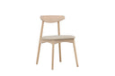 2-piece set - Chair Malte made of lacquered oak wood