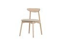 2-piece set - Chair Malte made of lacquered oak wood