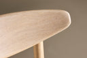 2-piece set - Chair Malte made of lacquered oak wood