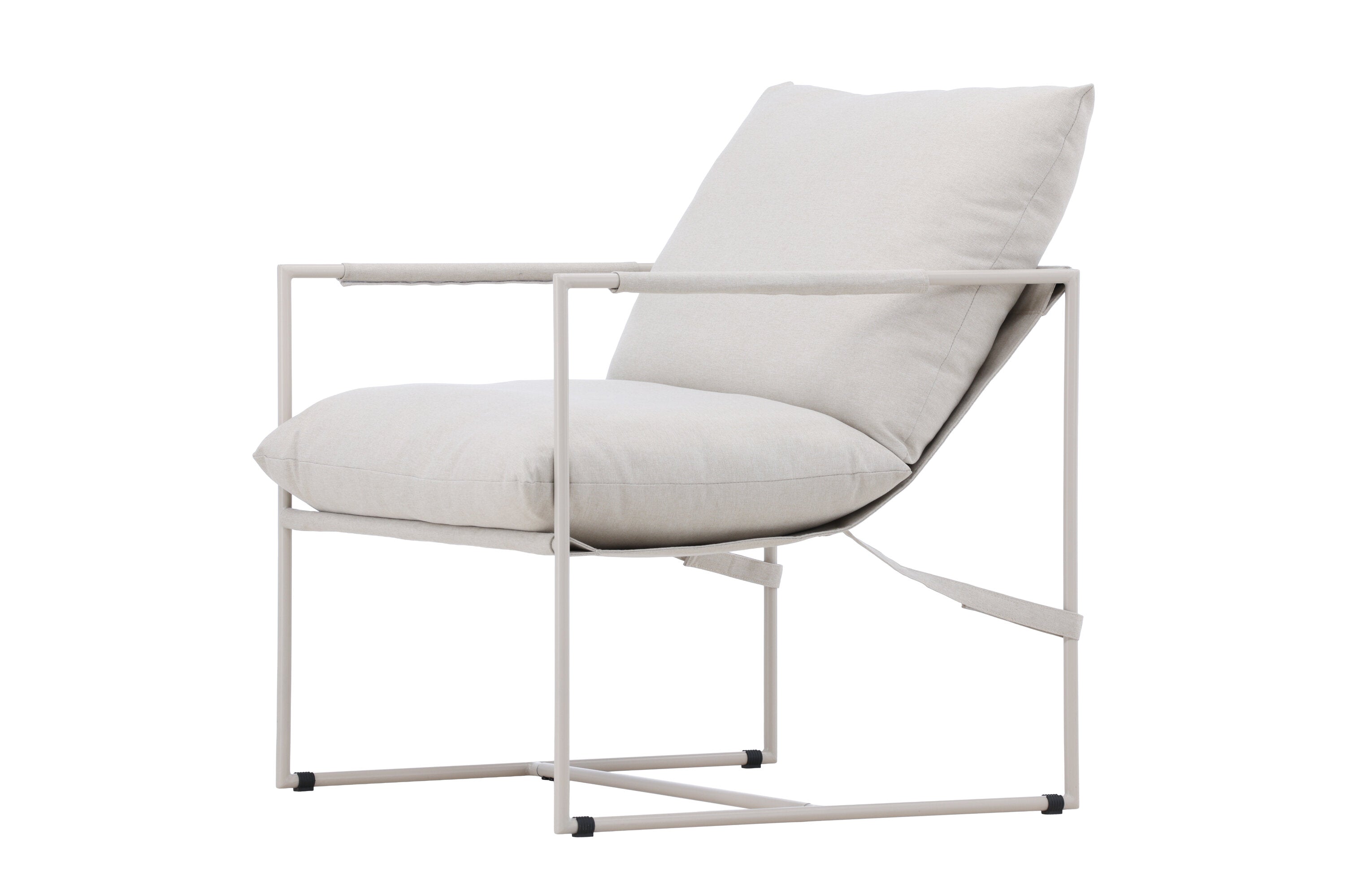 Stuhl Brika - In Beige mit Sitzkissen