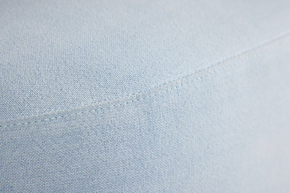 Armchair Bobby - Light Blue Single Seater in Birch