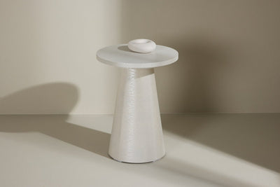 Side table Loreno – in high gloss White or Mocha
