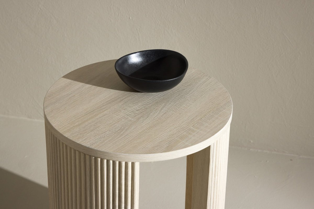 Beistelltisch Belrose – in Mokka oder Whitewash