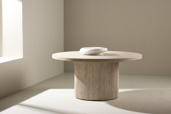 Coffee Table Tino Big - with Ribbed Base
