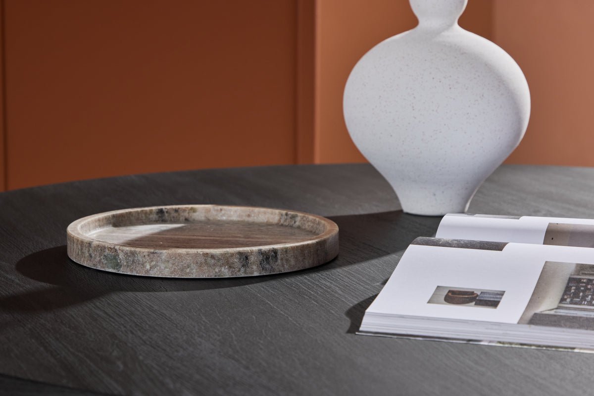 Coffee table Rondero - in black wood look