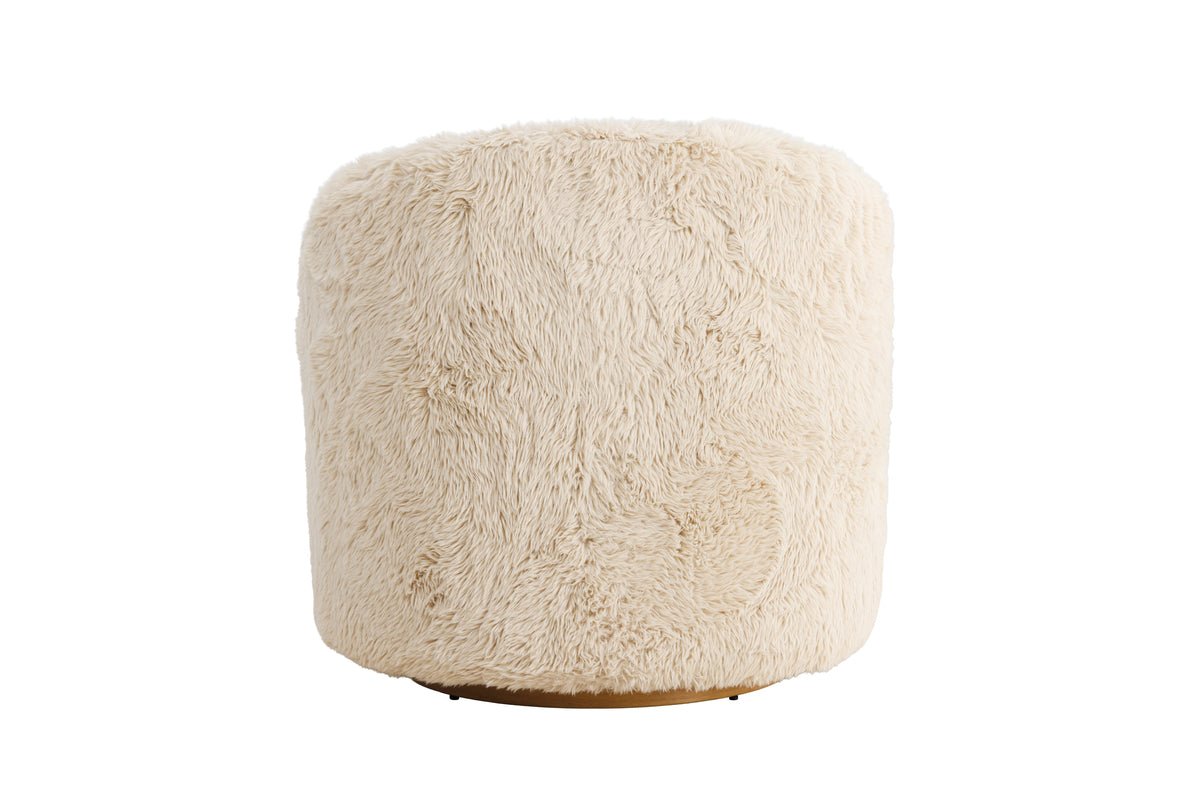 Armchair Astrid - With beige polyester cover