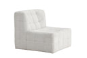 Armchair Marley - with large beige seat surface