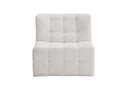 Armchair Marley - with large beige seat surface