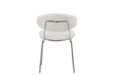 2-piece set - Seville chair with bouclé upholstery for warmth and texture
