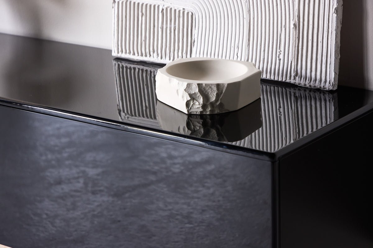 Designer TV-Lowboard Noirra – Floating Design in Black