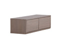 Designer TV lowboard Taverno – Warm wood design with storage space