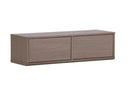 Designer TV lowboard Taverno – Warm wood design with storage space