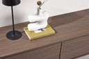 Designer TV lowboard Taverno – Warm wood design with storage space