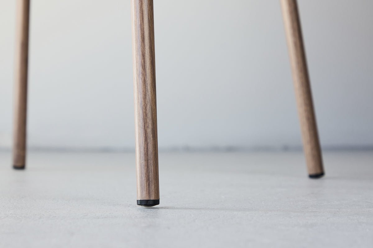 2-piece set - Chair Coffee with soft, beige velvet fabric