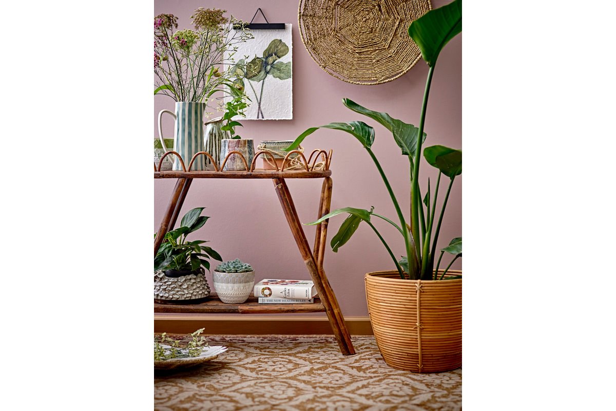 Flower Pot Myra – Sculptural Mushroom Look in Light Gray