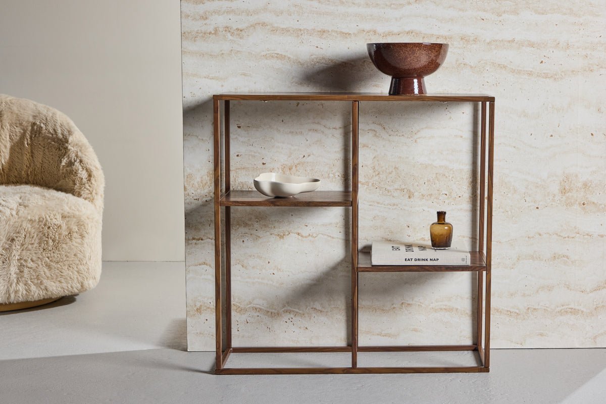 Regal Sorano – Standing shelf in walnut look