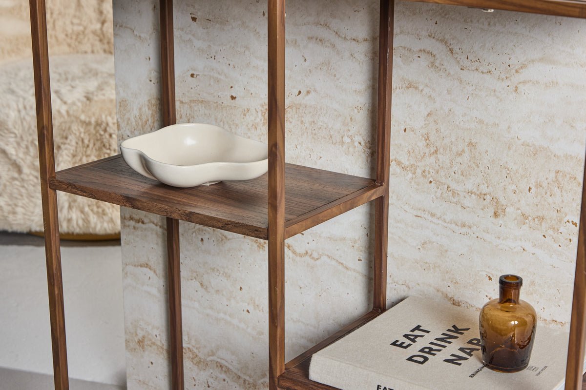 Regal Sorano – Standing shelf in walnut look