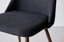 2er Set - Stuhl Liora aus weichem Polyestersamt