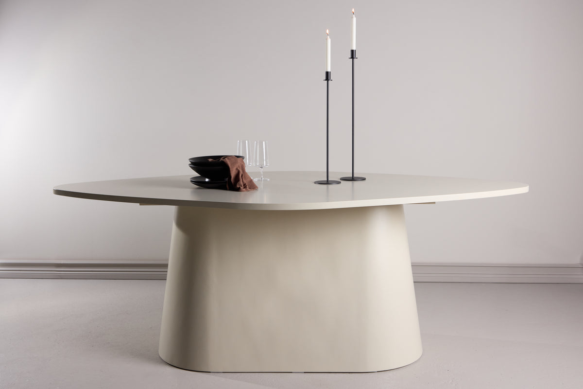 Dining table Solaro – Oval design dining table 210x110 cm in Beige