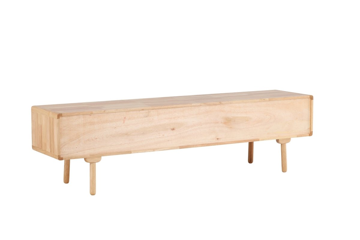 Kommode Janice - 200 cm Sideboard aus Gummibaumholz
