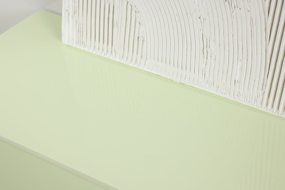 TV lowboard Marivo – Glossy design in fresh Green