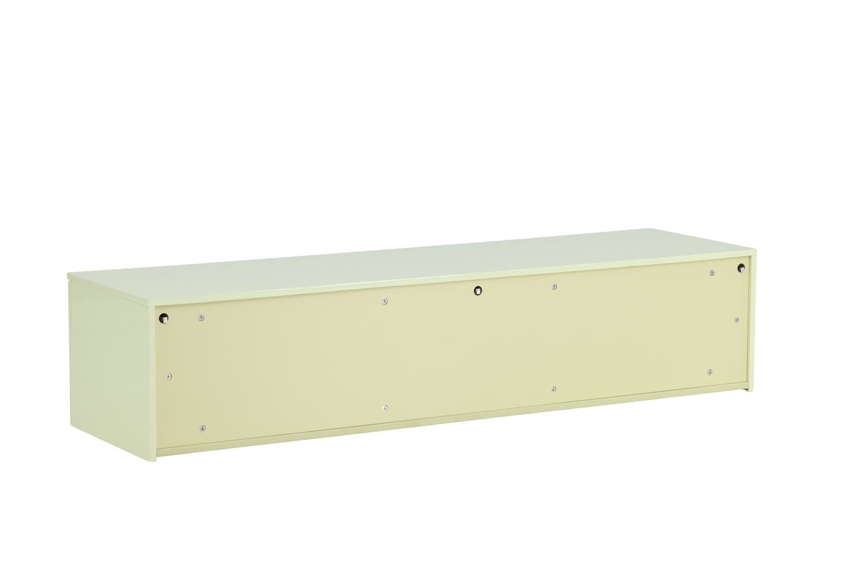 TV lowboard Marivo – Glossy design in fresh Green