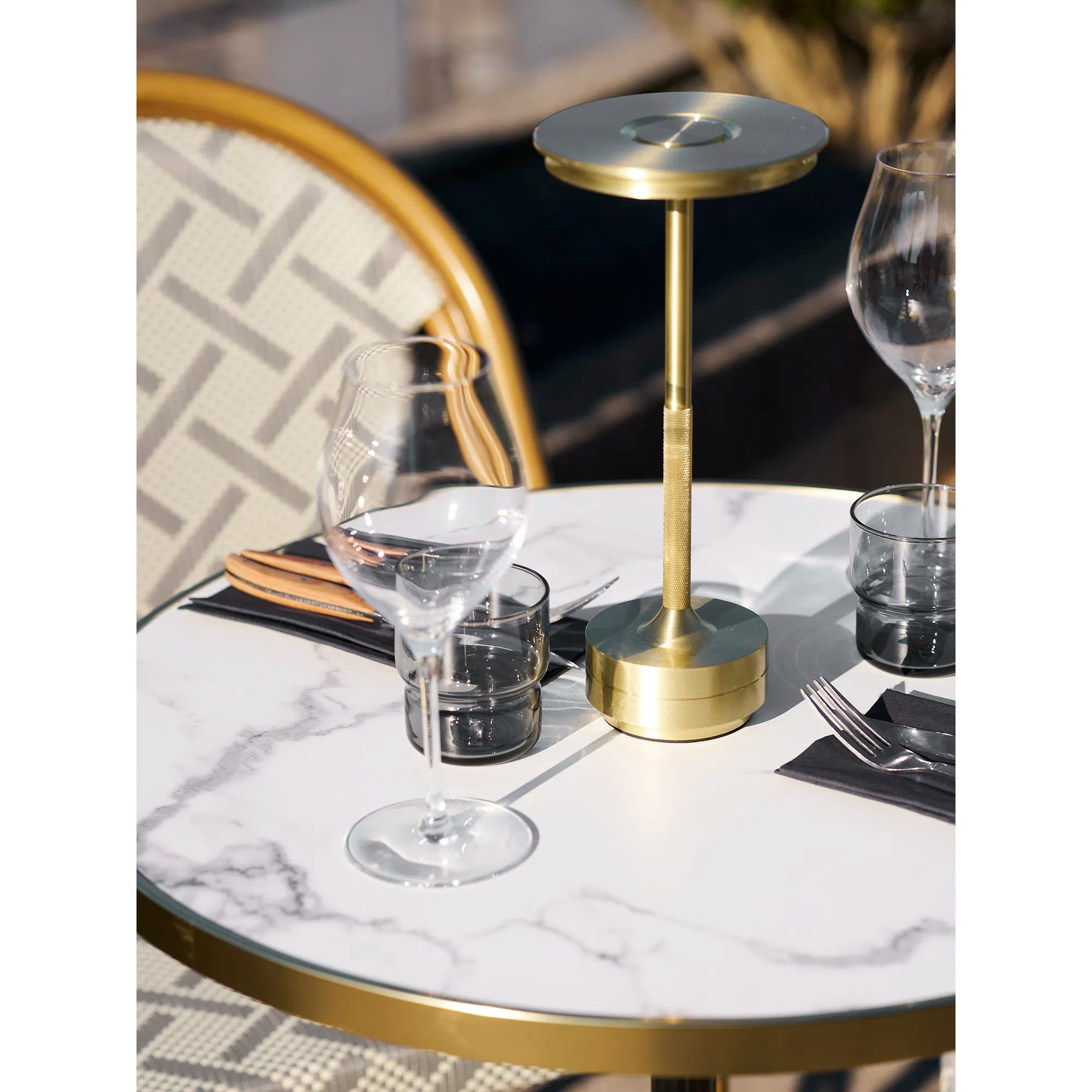 Table lamp "Ardena" – Elegance in Gold, Silver & Black