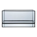 Kerzenhalter Ferro Recta – Metall & Glas in Schwarz