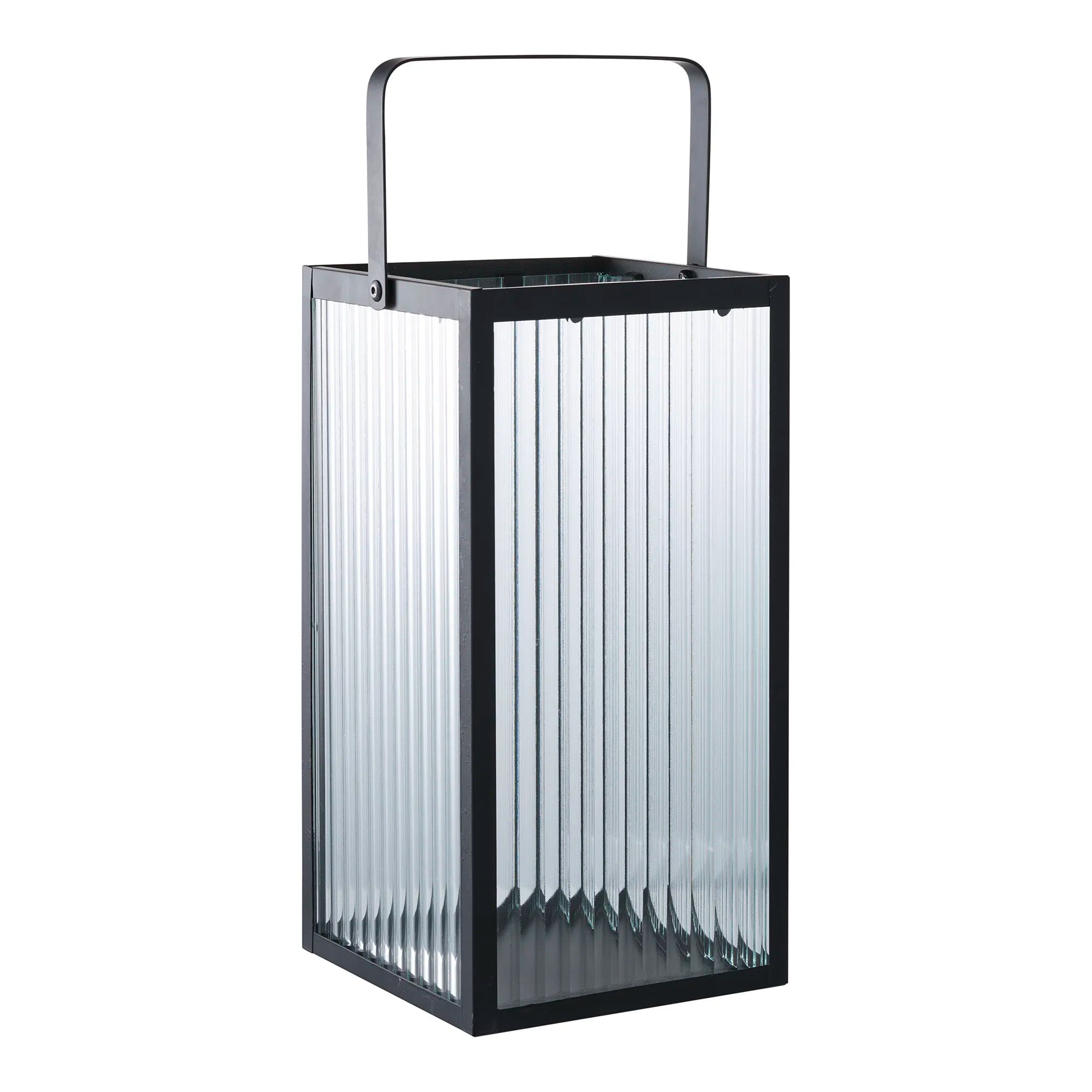 Valero Metal/Glass Lantern