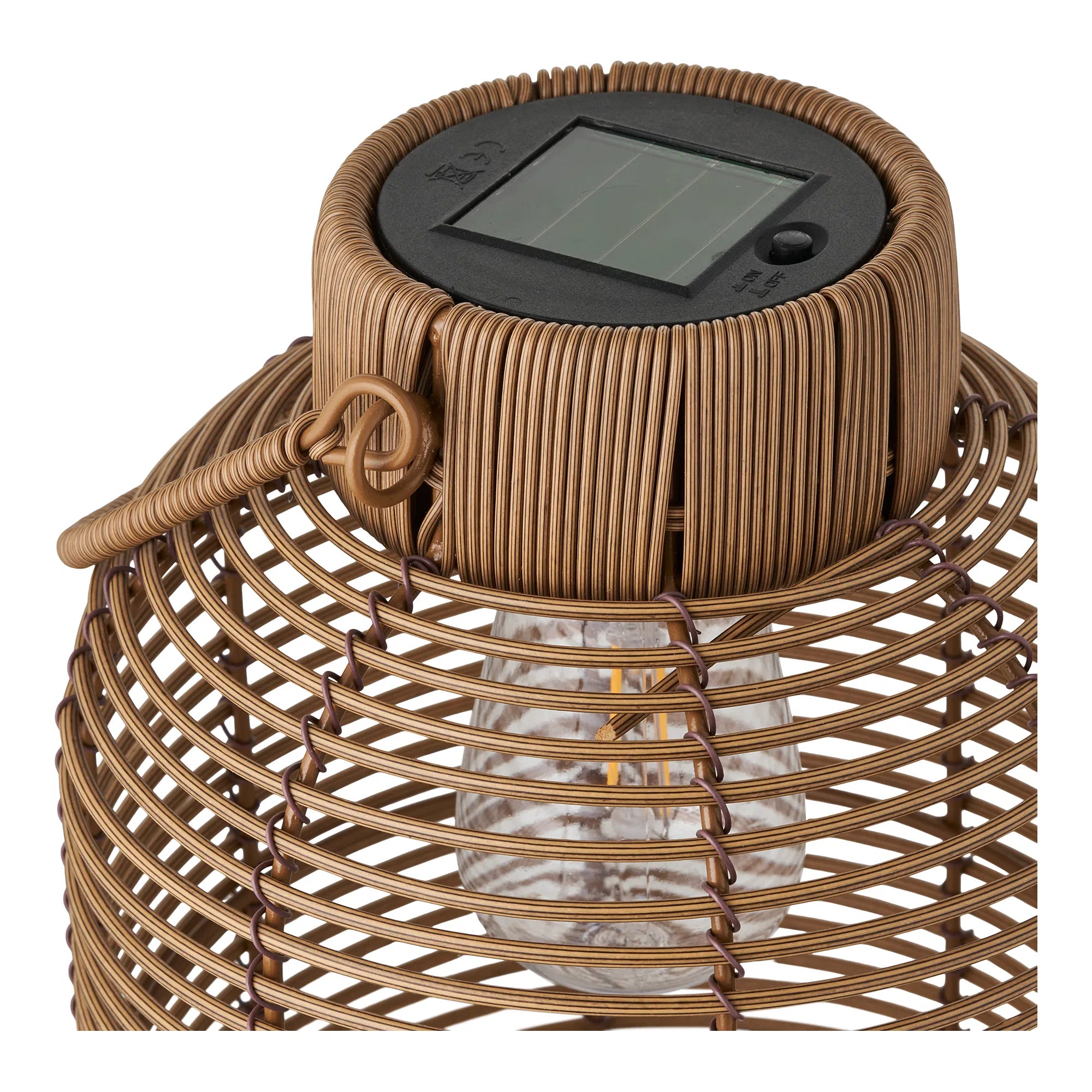 Solar table lamp "Brentford" – Natural charm