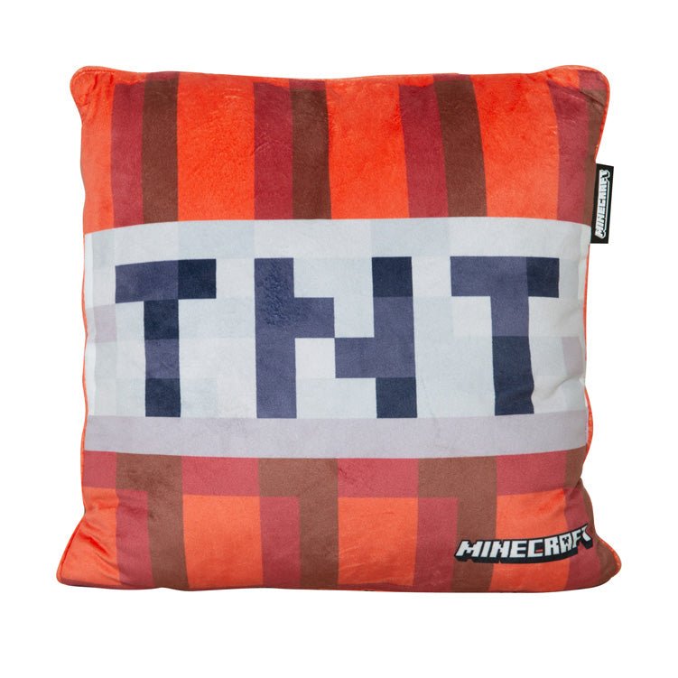 Minecraft Dekokissen „TNT Plush“ – mit Füllung & Samtoptik