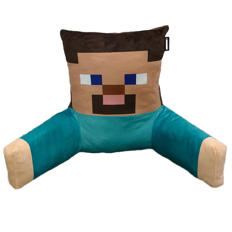 Minecraft Lesekissen „Steve“ – Relaxkissen mit Rücken- & Armstütze