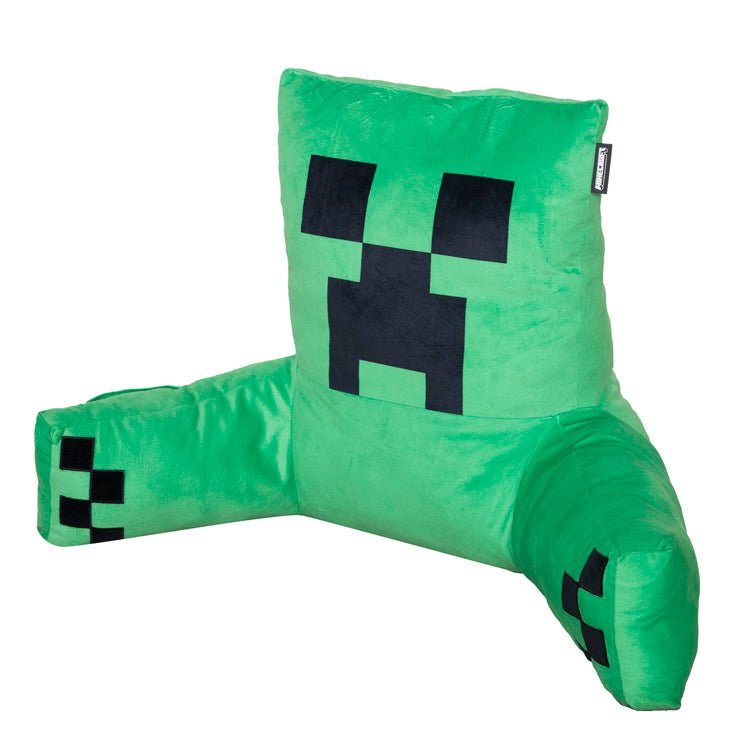 Minecraft Lesekissen „Creeper“ – Relaxkissen mit Rücken- & Armstütze