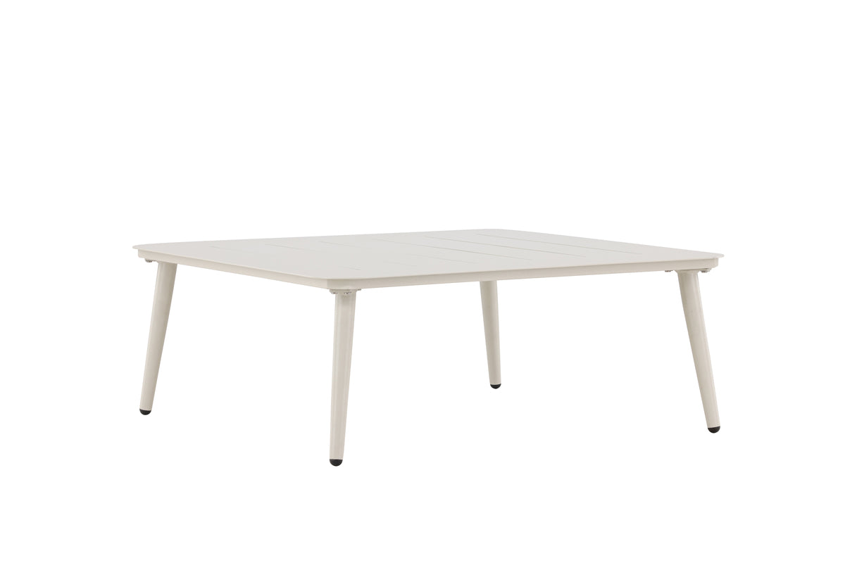 Garden Coffee Table Hannes - Made of Beige Aluminum