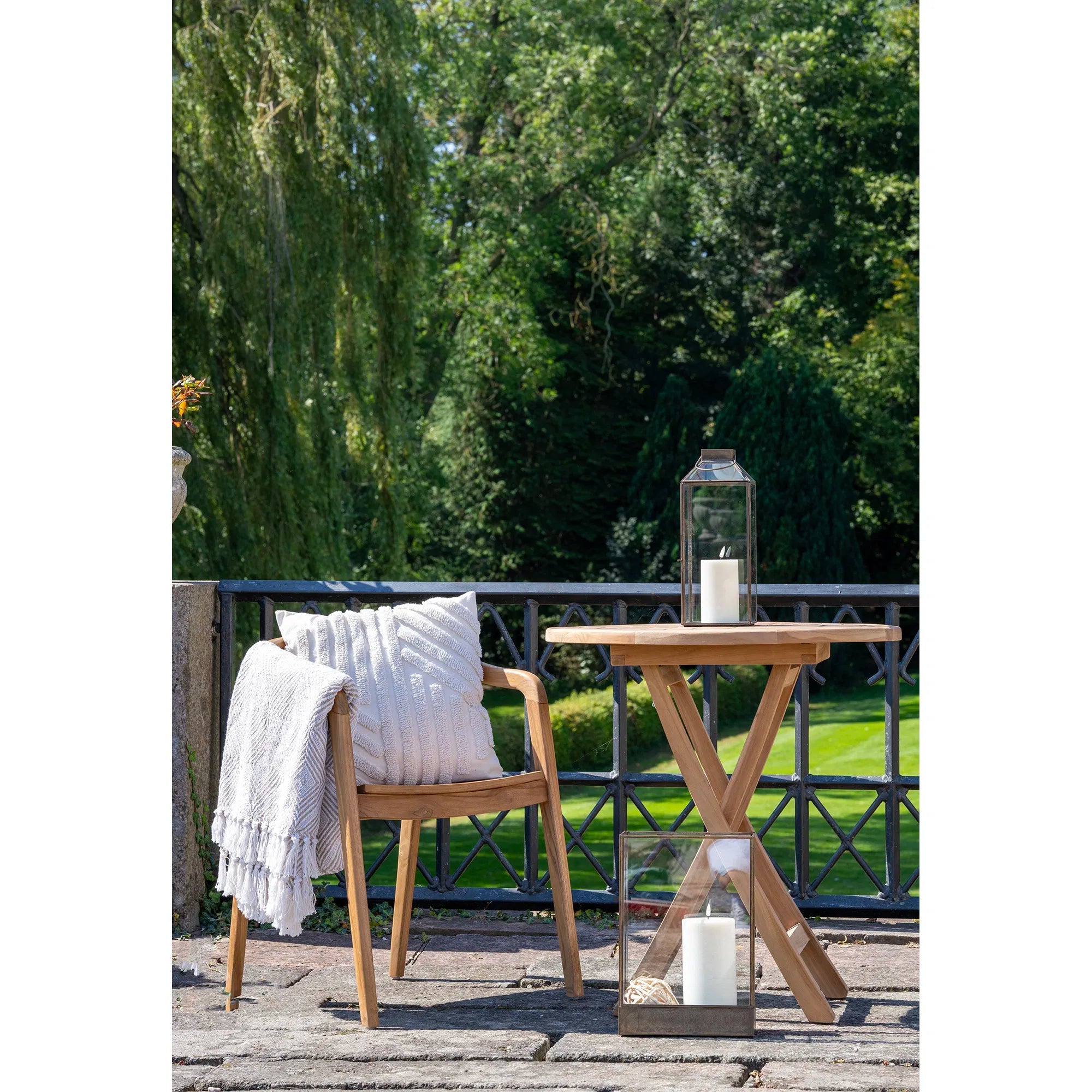 Set of 2 - Bali Garden Chair made of Teak Wood