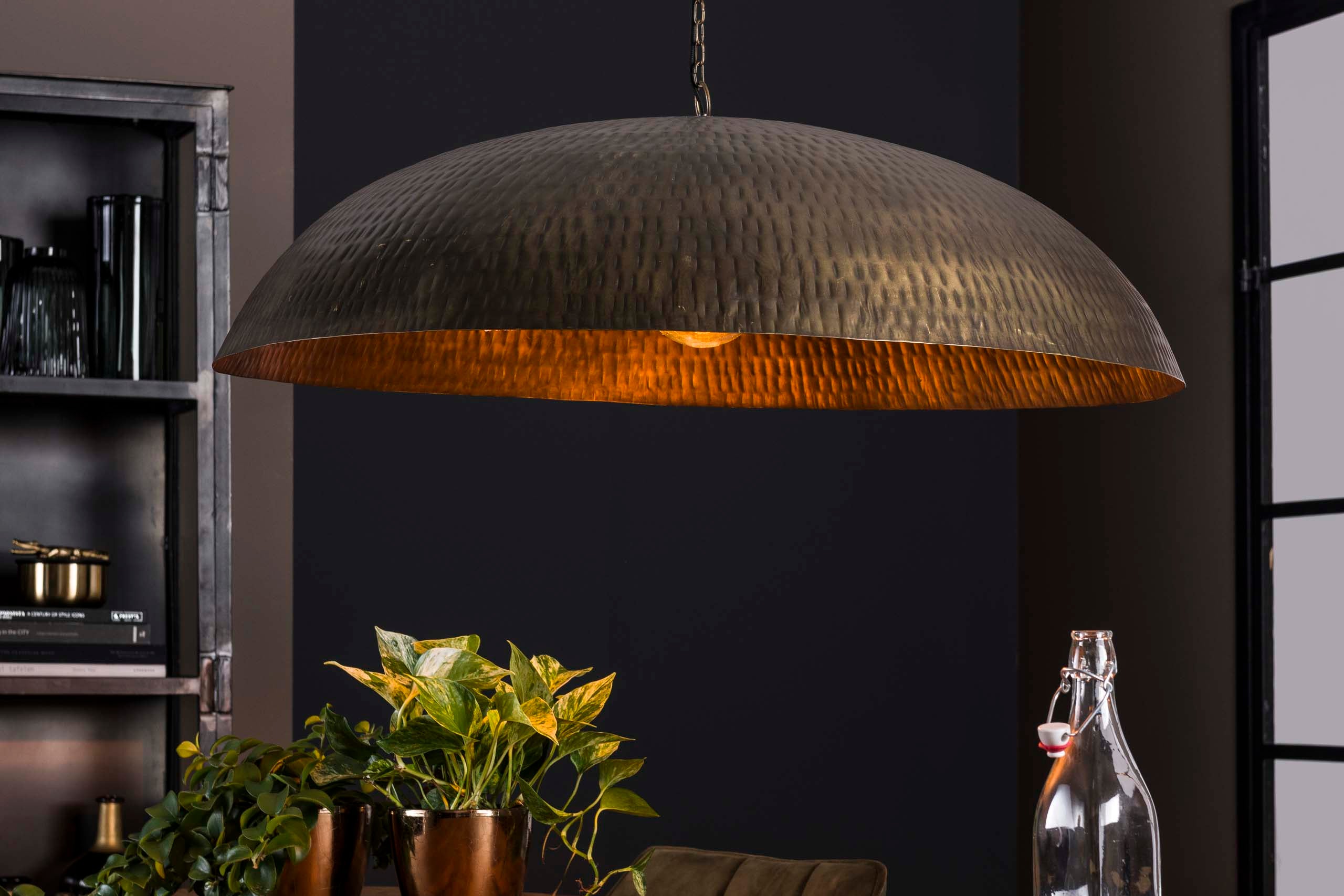 Pendant Light "Lykos" – With Antique Bronze Metal Finish