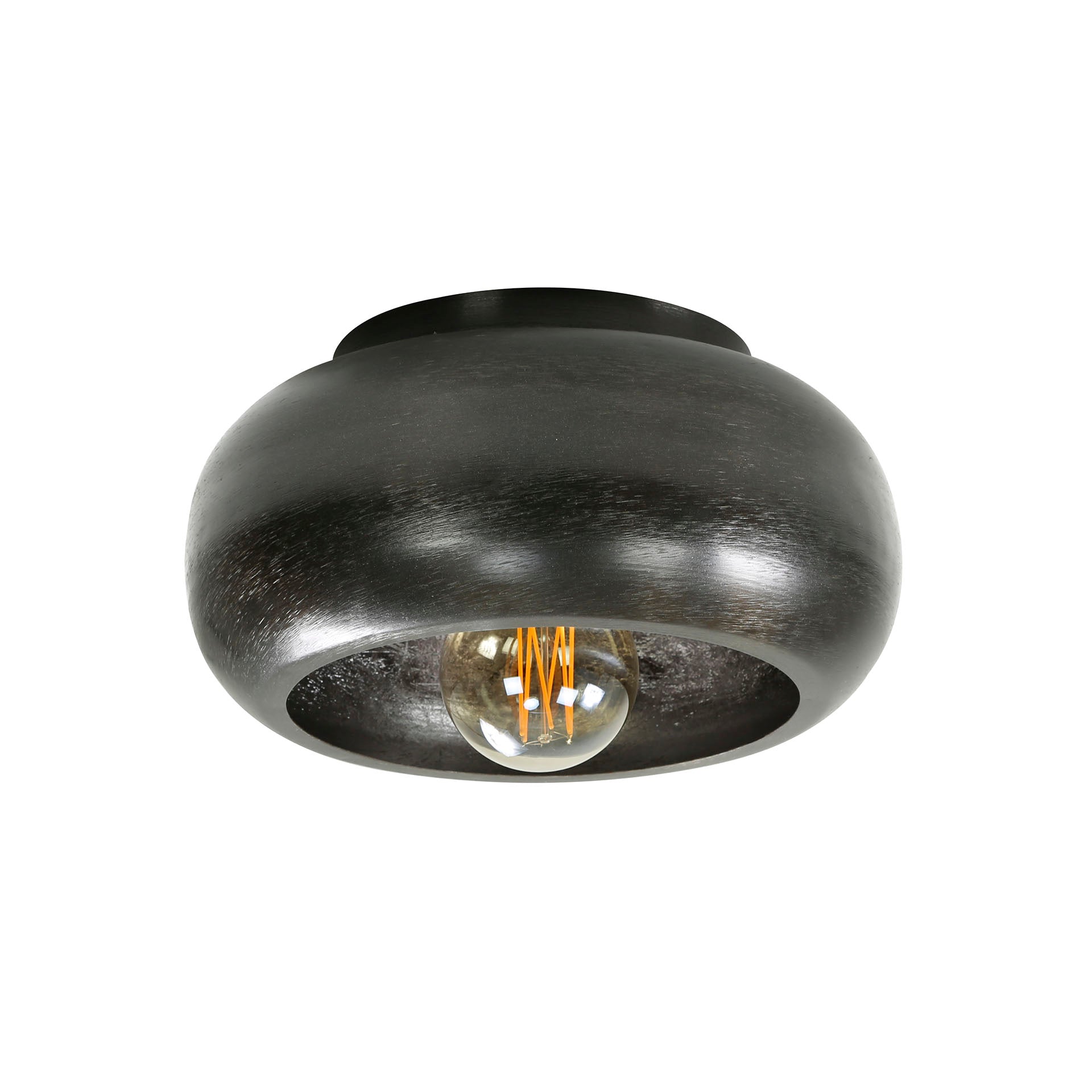 Ceiling light "Skylin" – Metal lamp in black nickel