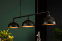 Pendant light Aurina – industrial design with chain suspension and 3 lights