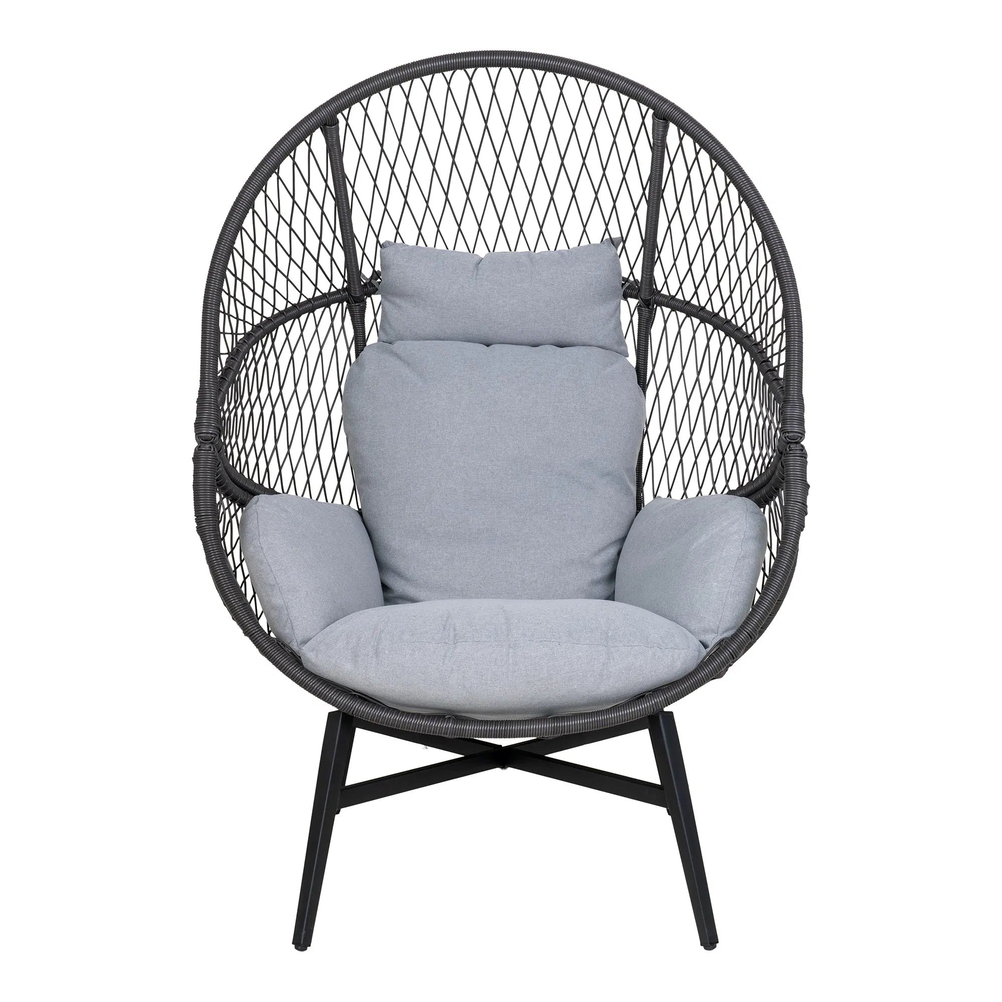 Marano lounge chair made of polyrattan including cushions
