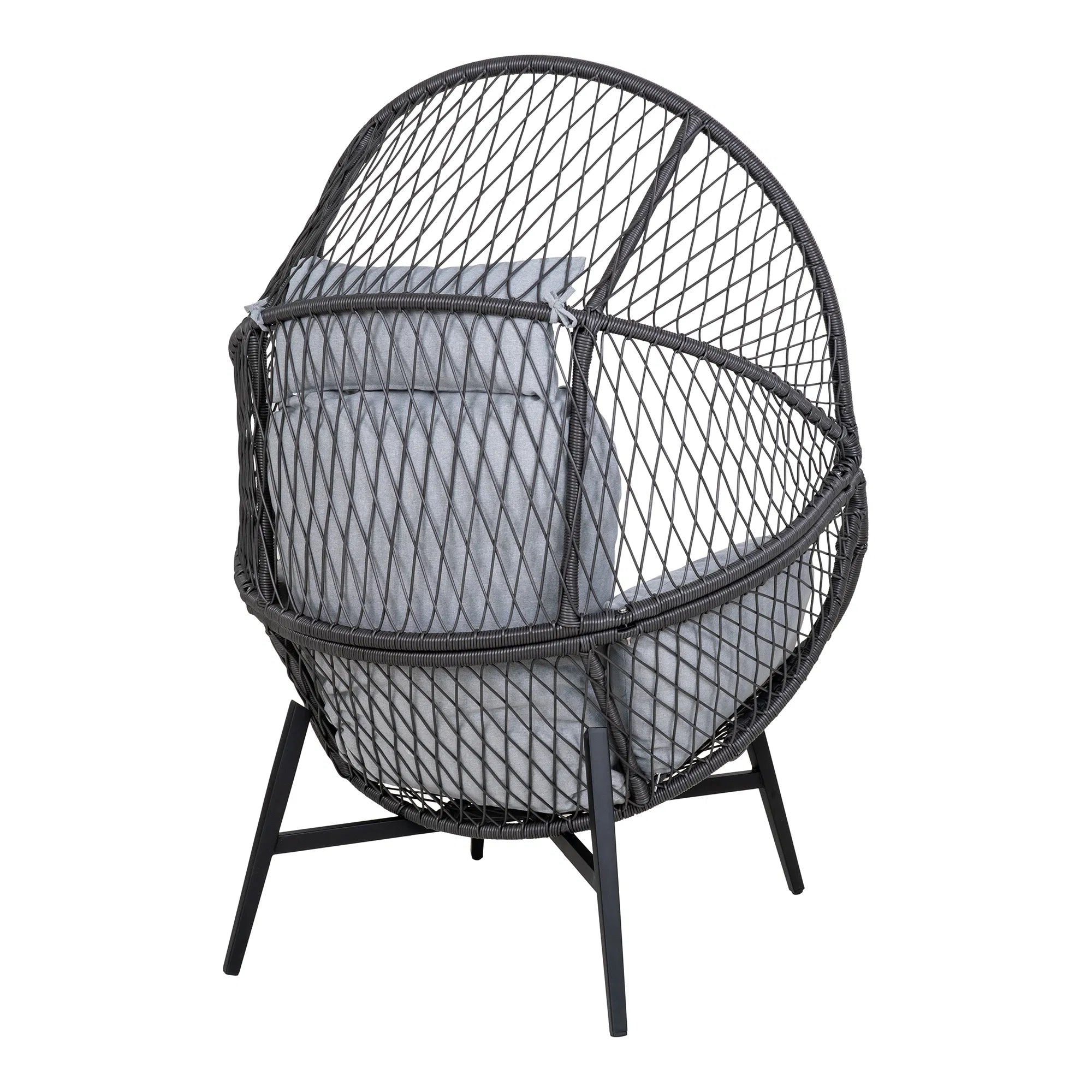 Marano lounge chair made of polyrattan including cushions