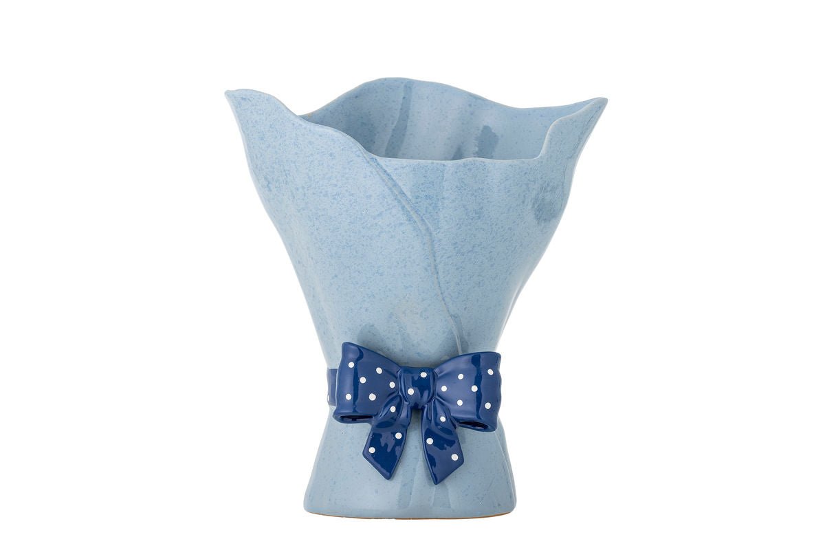 Vase "Florielle" – Blue Stoneware