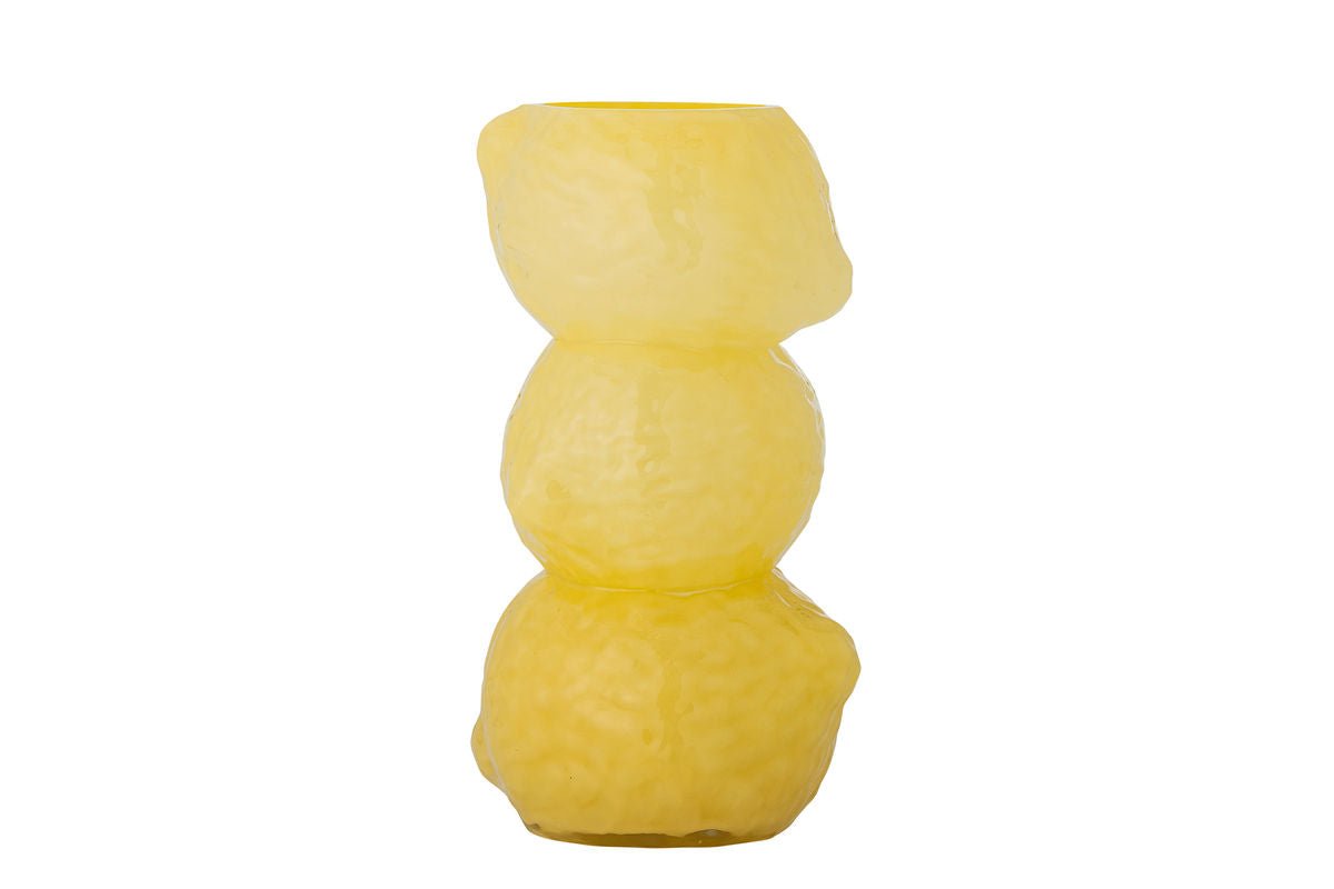 Vase "Solaro" – Yellow Glass