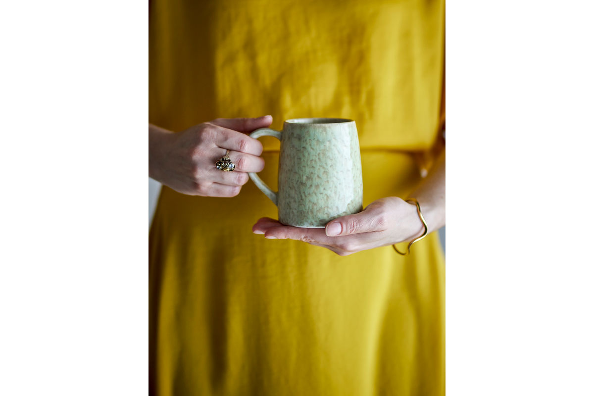 Jana Mug Set – Stoneware with Reactive Glaze (Set of 4)