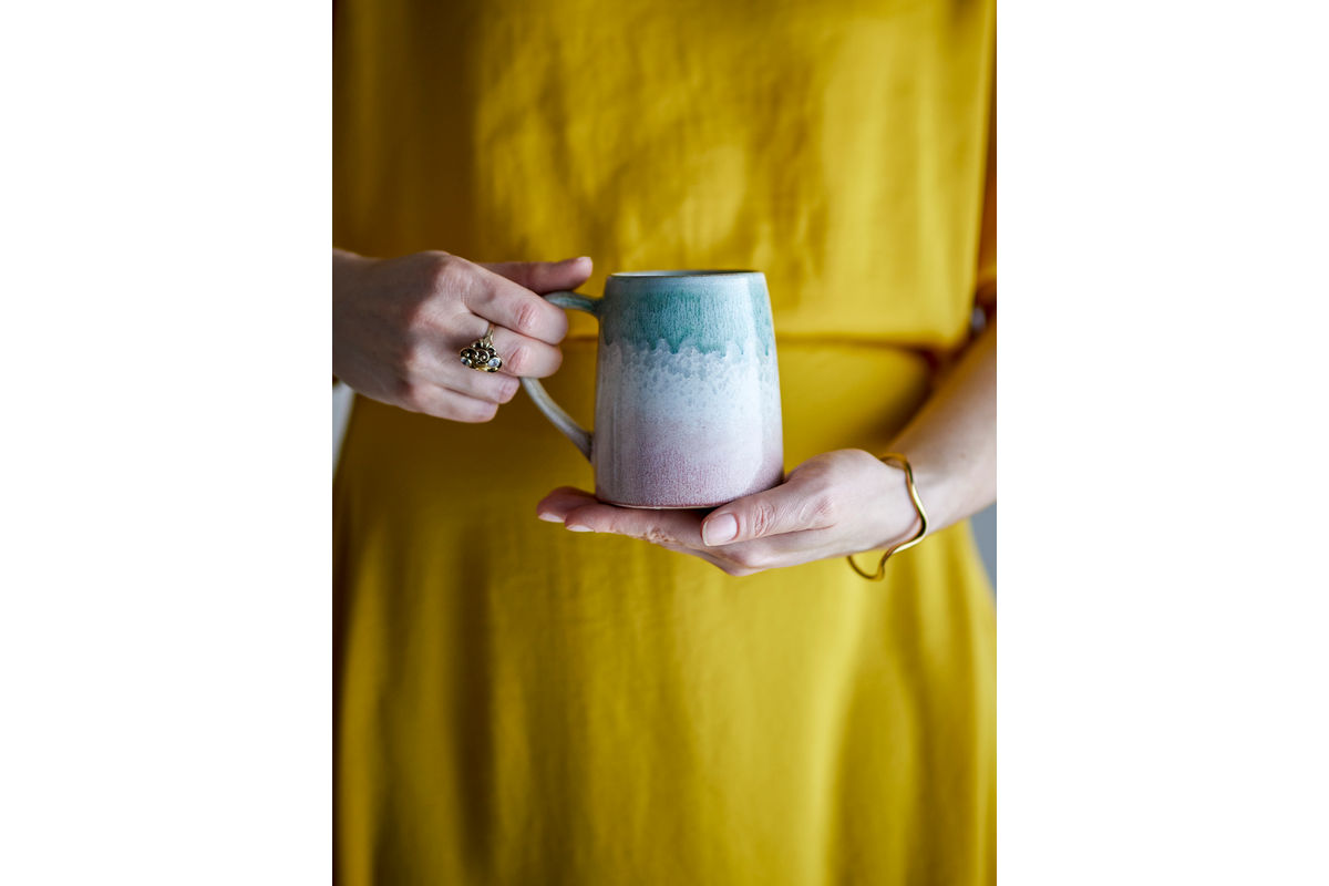 Jana Mug Set – Stoneware with Reactive Glaze (Set of 4)