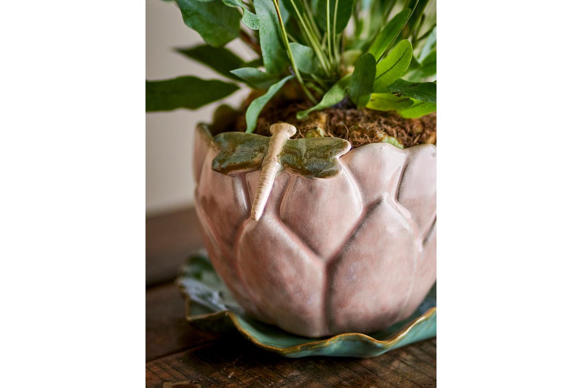 Flower Pot Water Lily – Stoneware with Saucer