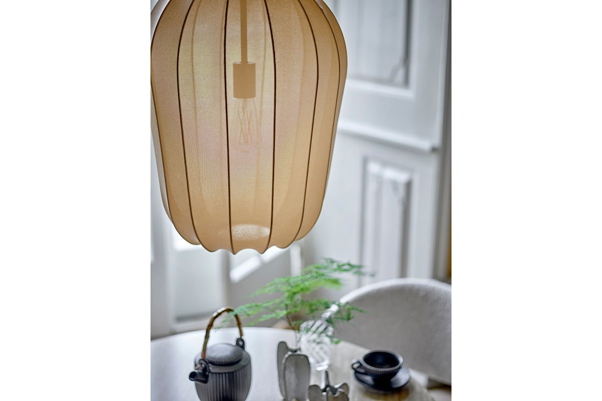 Pendant Lamp Pituq – Knitted Look in Soft Natural Tones
