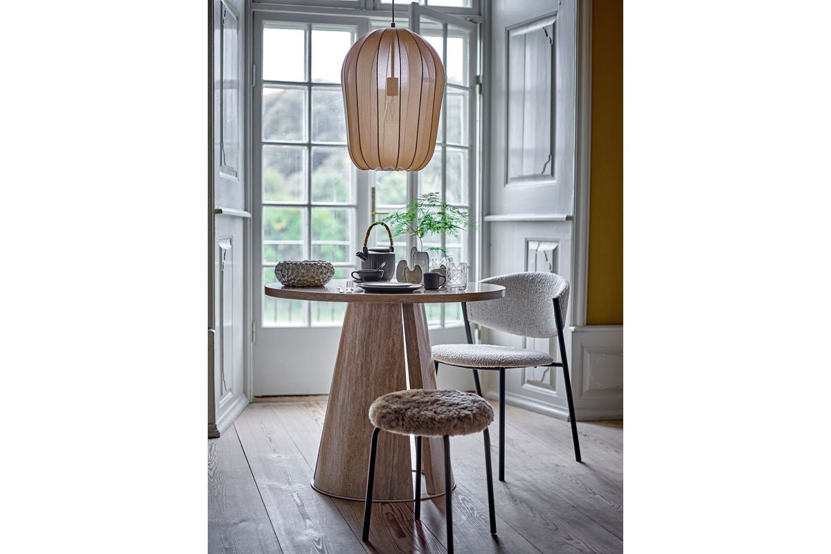 Pendant Lamp Pituq – Knitted Look in Soft Natural Tones