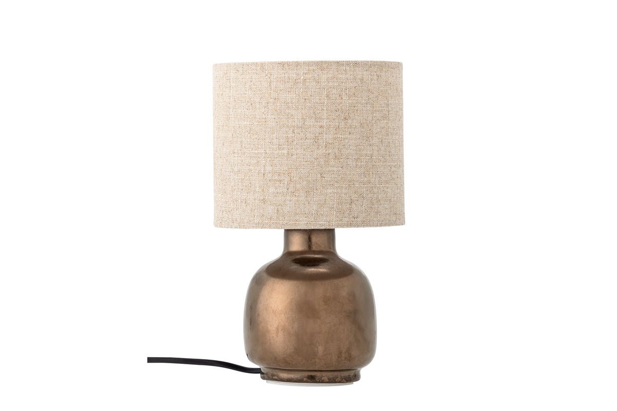Table Lamp Aurea – Stoneware in Bronze, Elegant Design Object